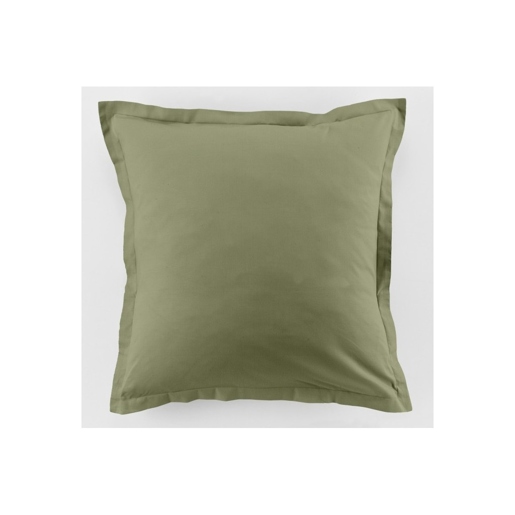 Drap Housse 140x190 cm bonnet 35 cm 100 % coton 57 fils, Vert Verveine.