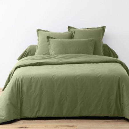Parure De Lit 100% Coton – Housse De Couette 220x240 Cm + 2 Taies 63x63 Cm, 57 Fils/cm², Certifiée Oeko-Tex
