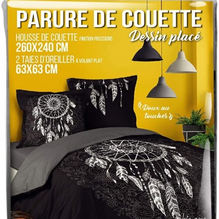 Housse de couette lit 160x200