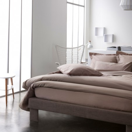 Drap Housse 180 x 200 + 30 cm Beige