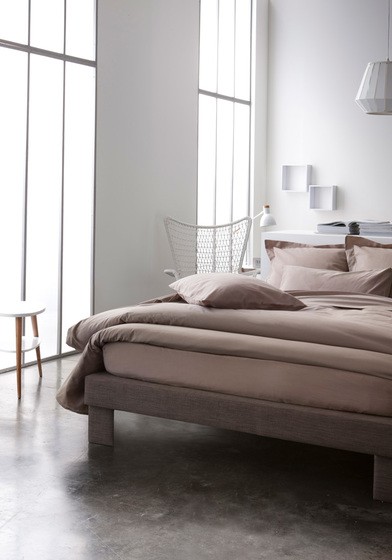 Drap Housse 180 x 200 + 30 cm Beige Drap Housse 180 x 200 + 30 cm Beige