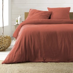 Parure Housse de Couette Gaze de Coton