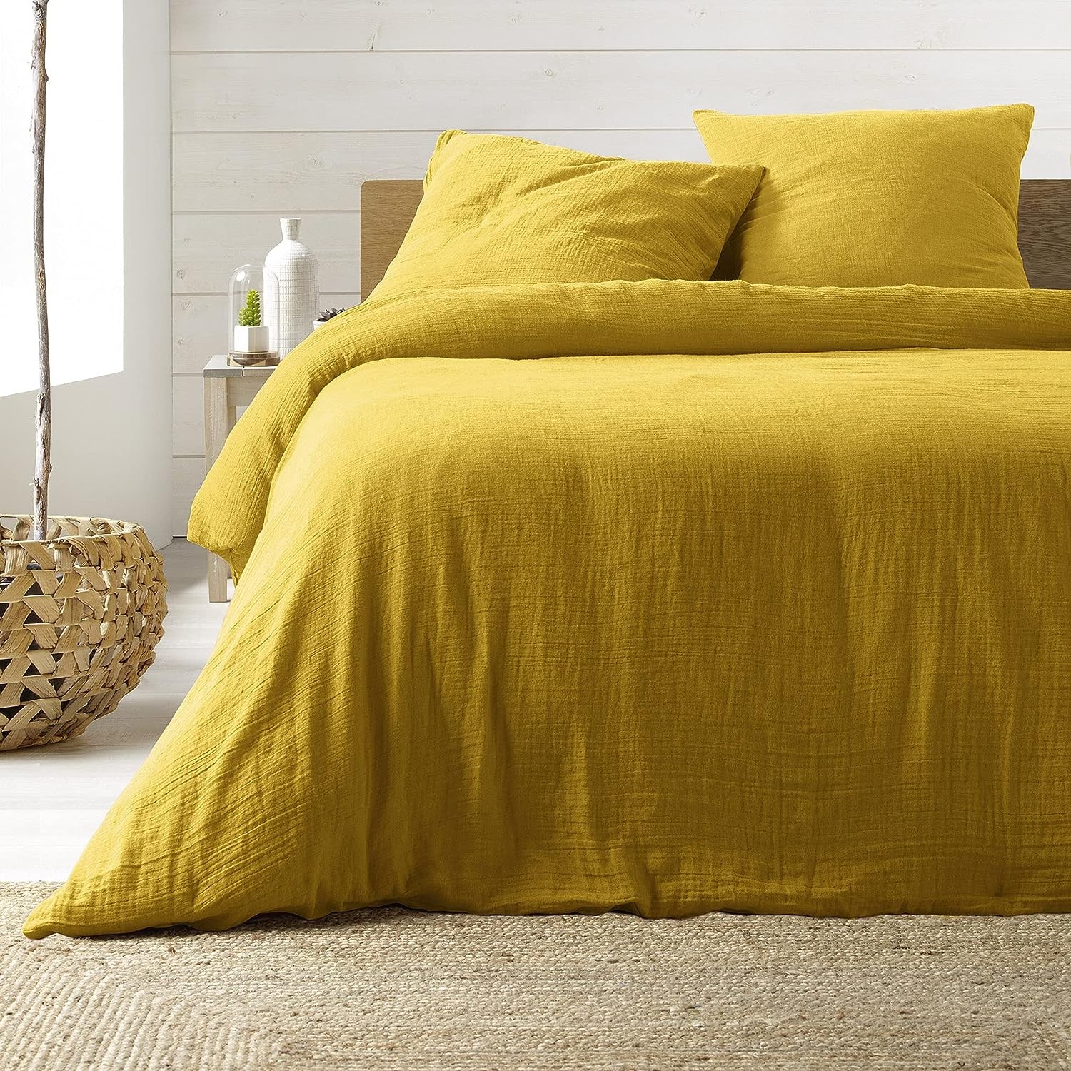 Parure Housse de Couette Gaze de Coton