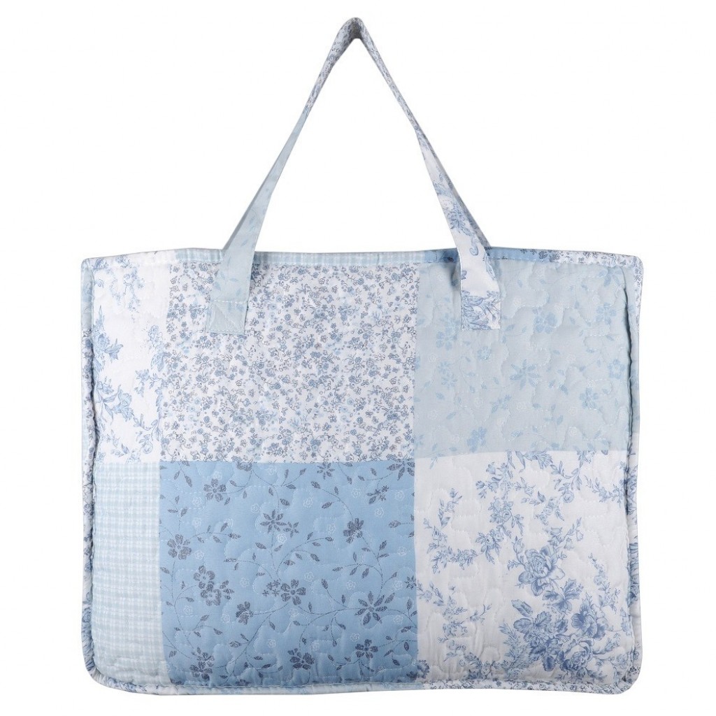 Lovely Casa Boutis Couvre Lit Lucile 240x220cm Bleu