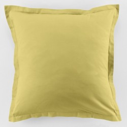 Lot de 2 Taies d'Oreiller 63 x 63 cm en 100 % coton, Couleur Gold.