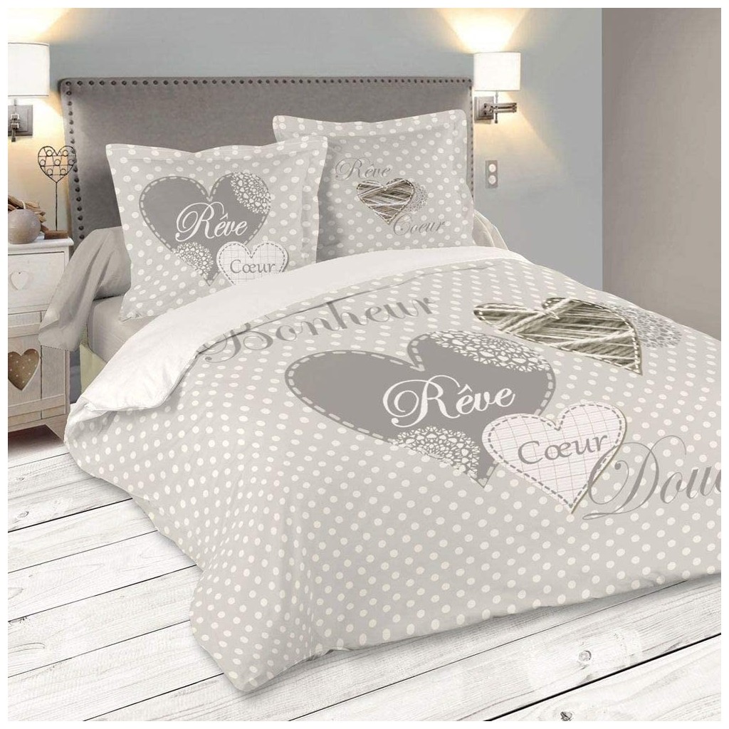 Parure Housse de Couette 260x240 cm Lyna Lovely Casa