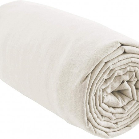 Drap Housse 140 x 190 + 35 cm Blanc