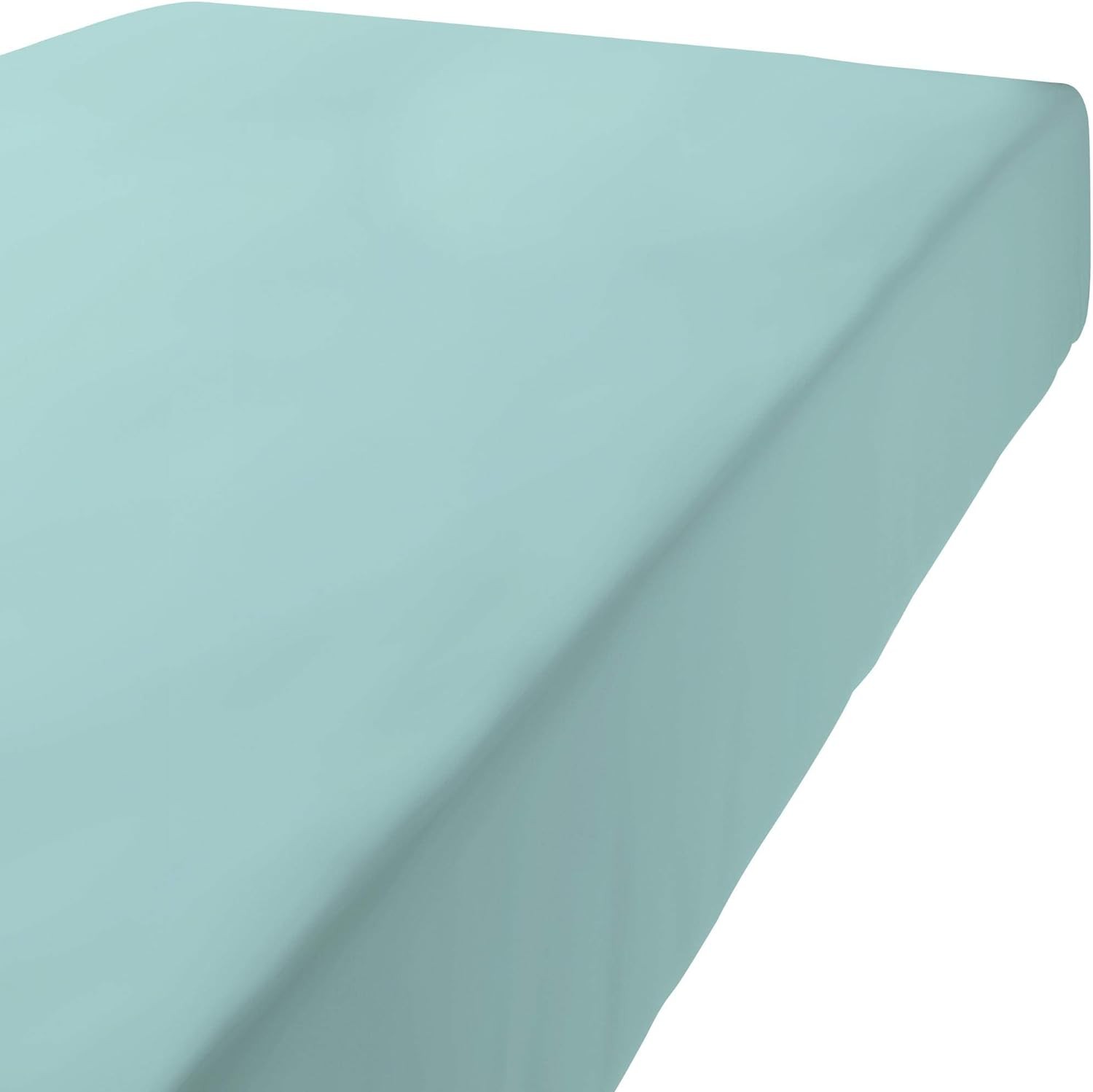 Drap Housse 160 x 200 cm Bleu Clair