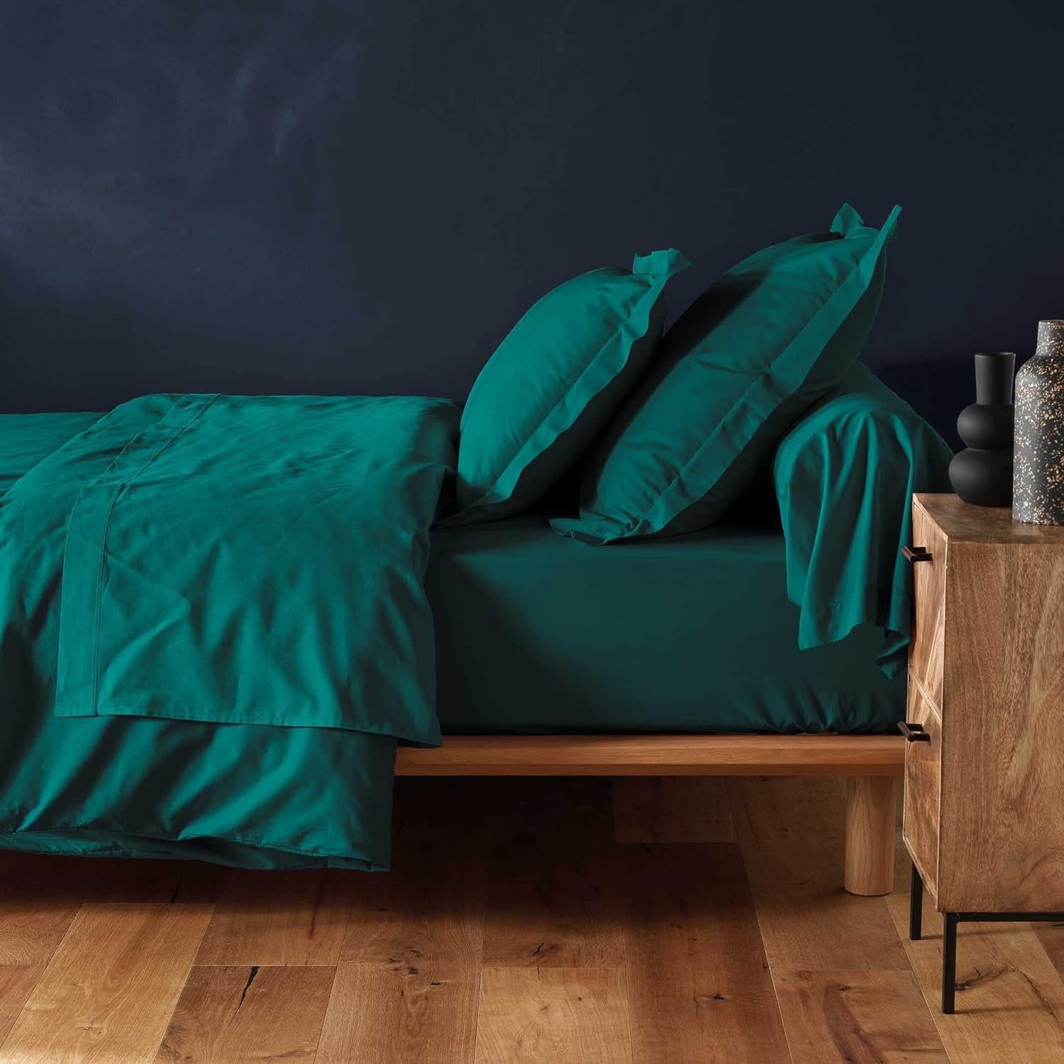 Drap Housse 90 x 190 cm Vert Drap Housse 90 x 190 cm Vert