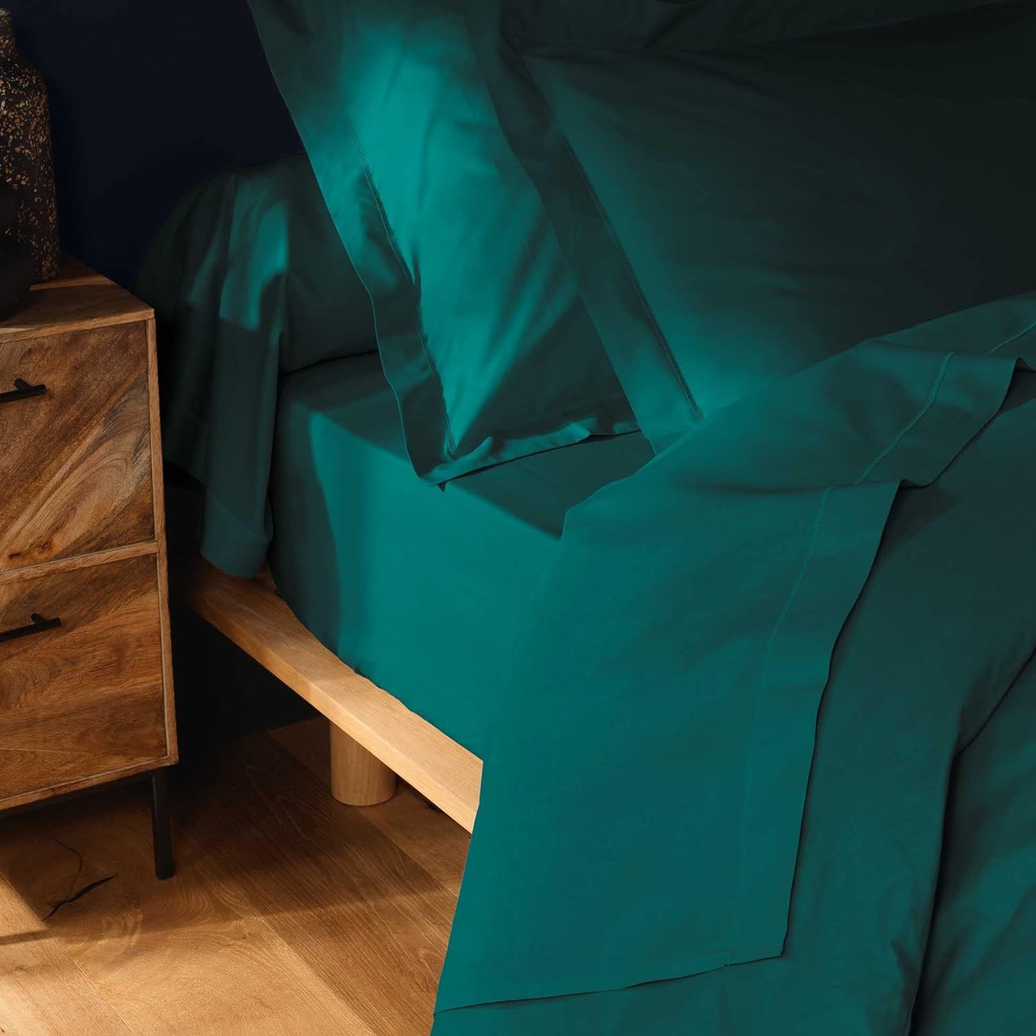 Drap Housse 90 x 190 cm Vert Drap Housse 90 x 190 cm Vert