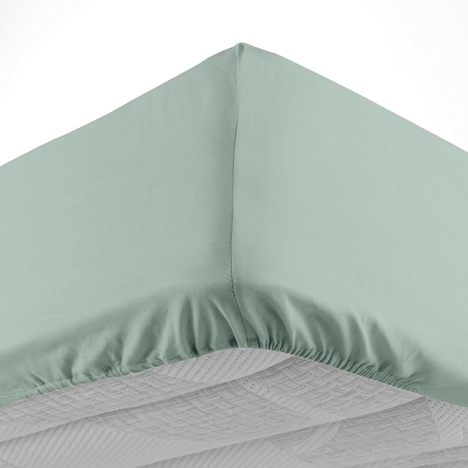 Drap Housse 90 x 190 cm Vert Drap Housse 90 x 190 cm Vert