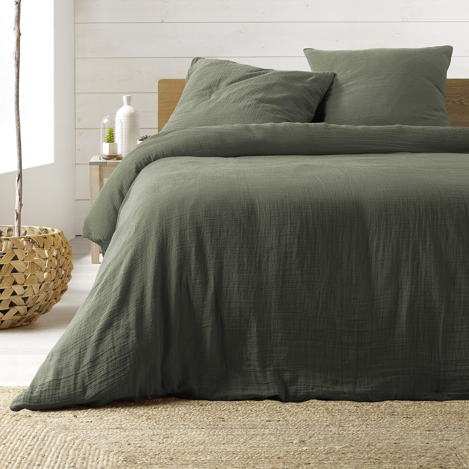 Parure Housse de Couette Gaze de Coton