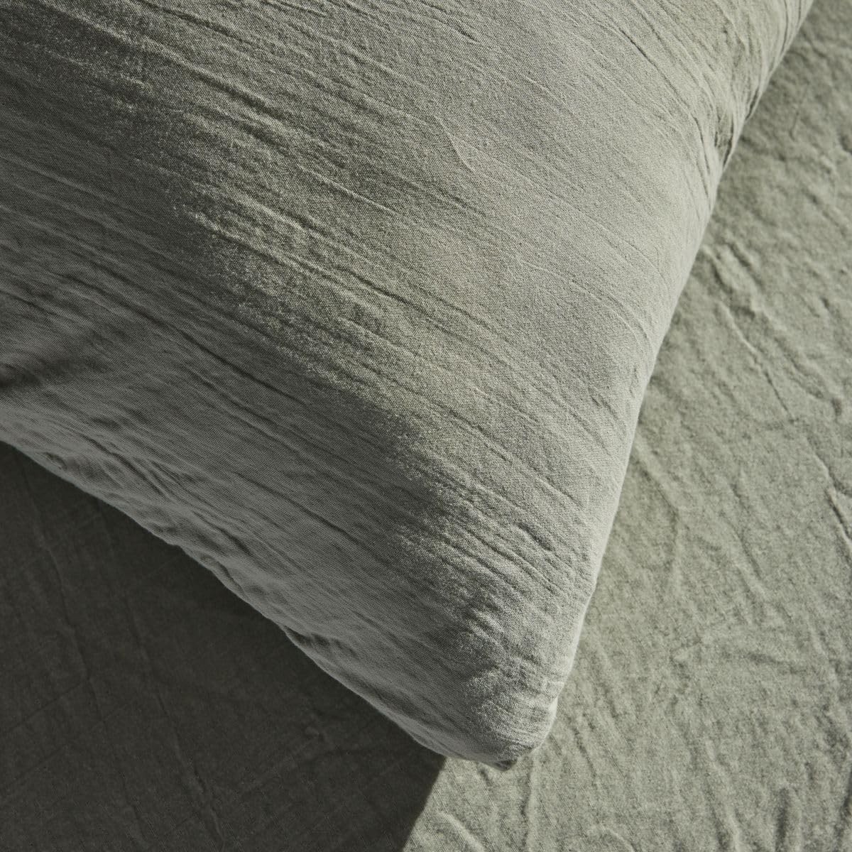 Today, Housse de couette gaze de coton (240 x 220 cm) Sauge Today, Housse de couette gaze de coton (240 x 220 cm) Sauge