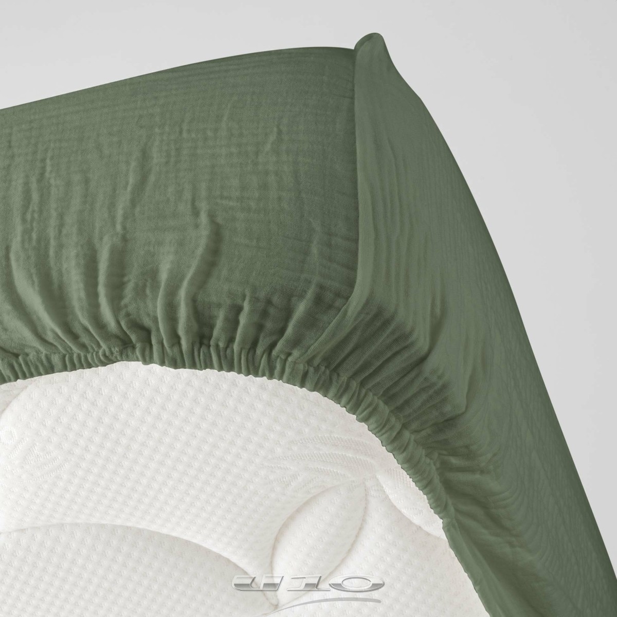 drap housse gaze de coton kaki drap housse gaze de coton kaki