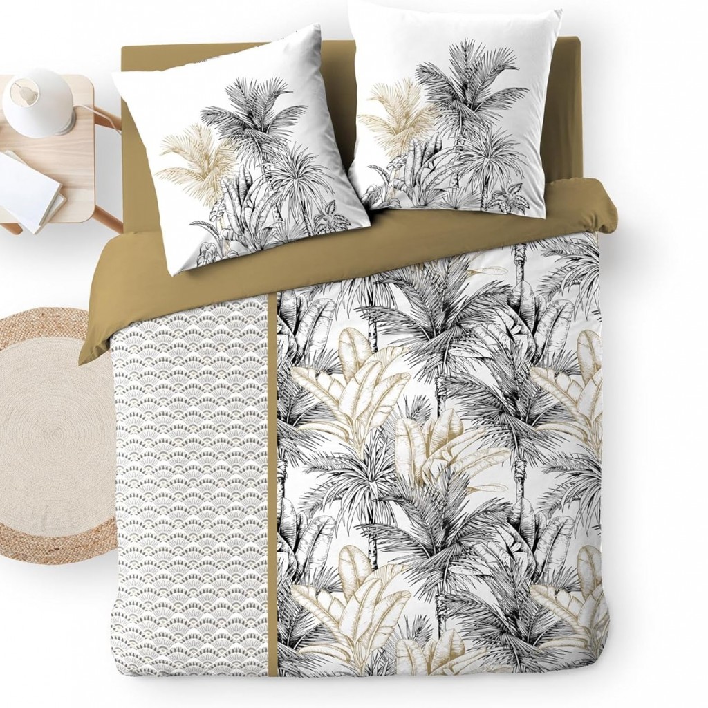 housse de couette palmier