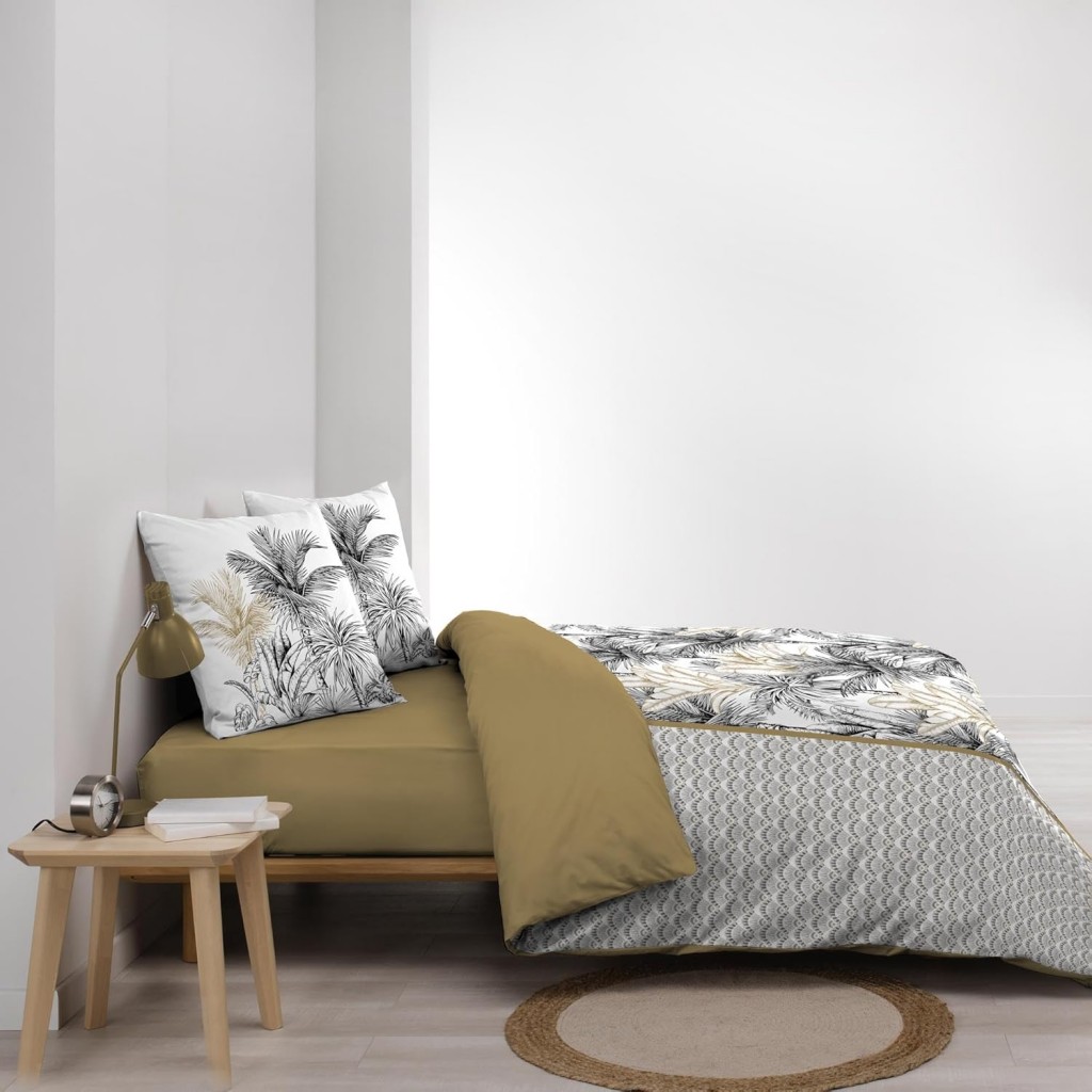 housse de couette palmier exotique