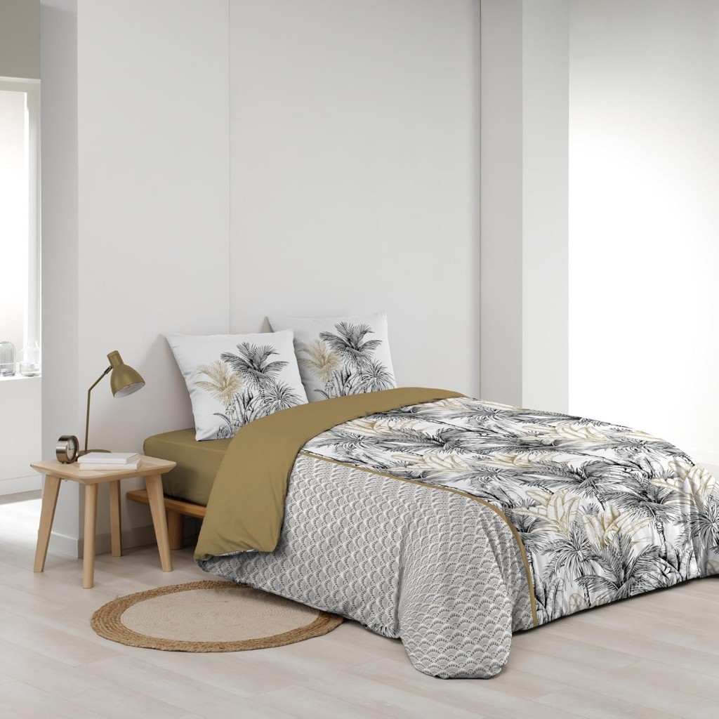 housse de couette palmier exotique