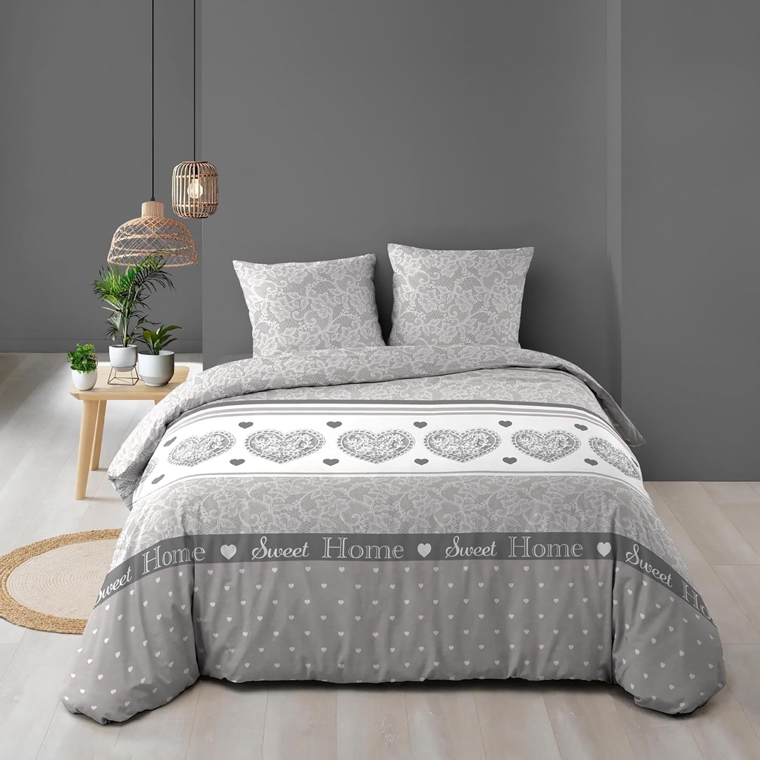 Parure Housse de Couette 240x220 cm Lova
