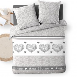 housse de couette imprimé romantique