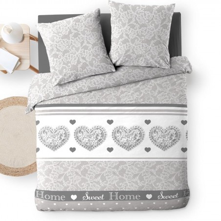 housse de couette imprimé romantique