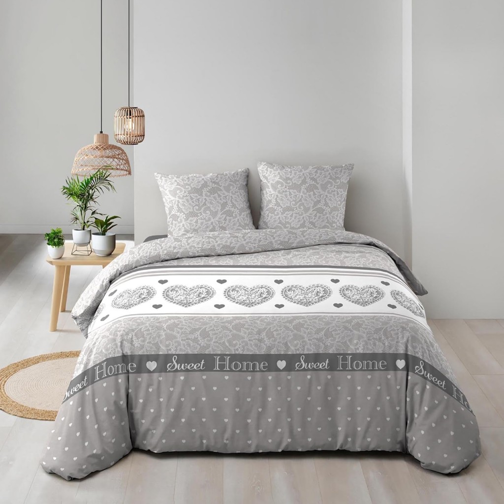 Parure Housse de Couette 240x220 cm Lova