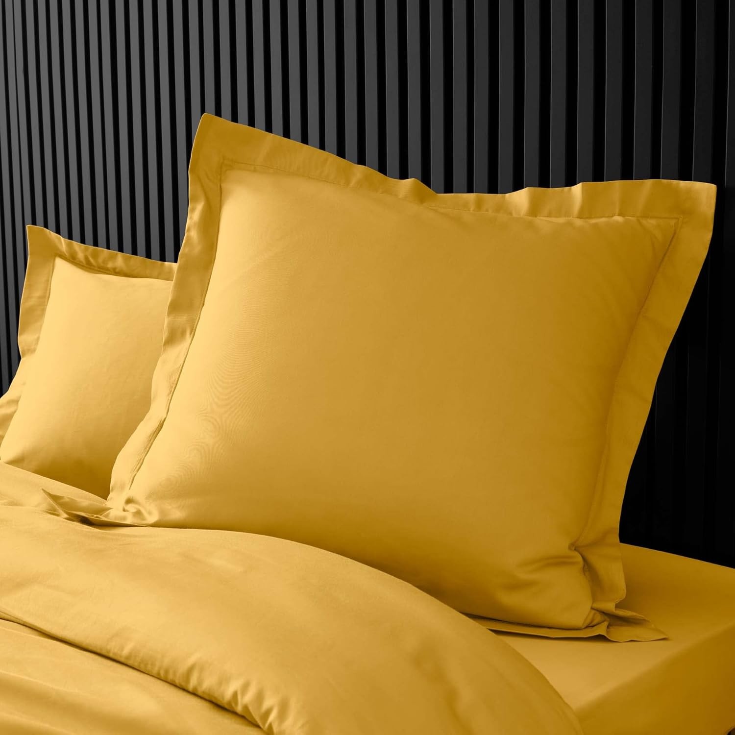 Taie D'oreiller 63x63 cm Percaline, jaune Taie D'oreiller 63x63 cm Percaline, jaune