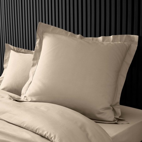 Taie D'oreiller 63x63 cm Percaline  Sable Beige