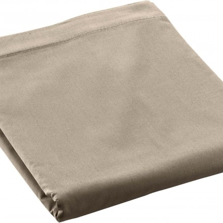 Drap Plat Percaline Douceur d'Intérieur 240 x 300 cm Sable Beige