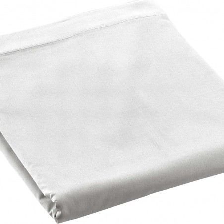 Drap Plat Percaline Douceur d'Intérieur 180x290 cm Blanc