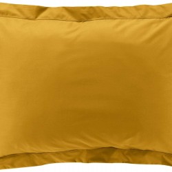 Taie D'oreiller Rectangle 50x70 cm Percaline Douceur d'Intérieur Curry Jaune