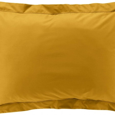 Taie D'oreiller Rectangle 50x70 cm Percaline Douceur d'Intérieur Curry Jaune