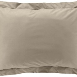 Taie D'oreiller Rectangle 50x70 cm Percaline Douceur d'Intérieur Sable Beige
