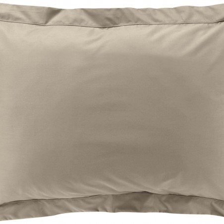 Taie D'oreiller Rectangle 50x70 cm Percaline Douceur d'Intérieur Sable Beige