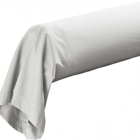 Taie de Traversin 85x185 cm Percaline Douceur d'Intérieur Blanche