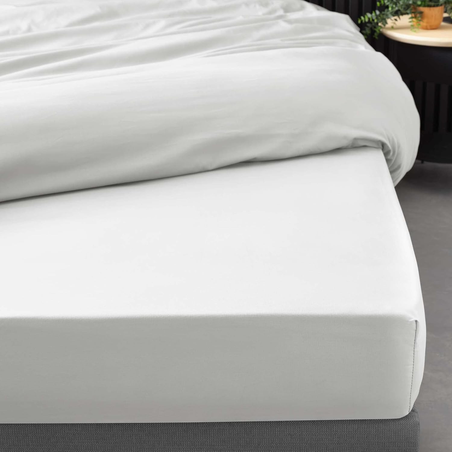 Drap Housse Percaline Douceur d'Intérieur 140x190 cm Blanc Drap Housse Percaline Douceur d'Intérieur 140x190 cm Blanc