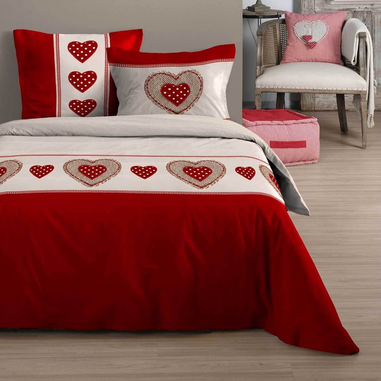 Parure Housse de Couette Lovely Casa 260x240 cm Marianne