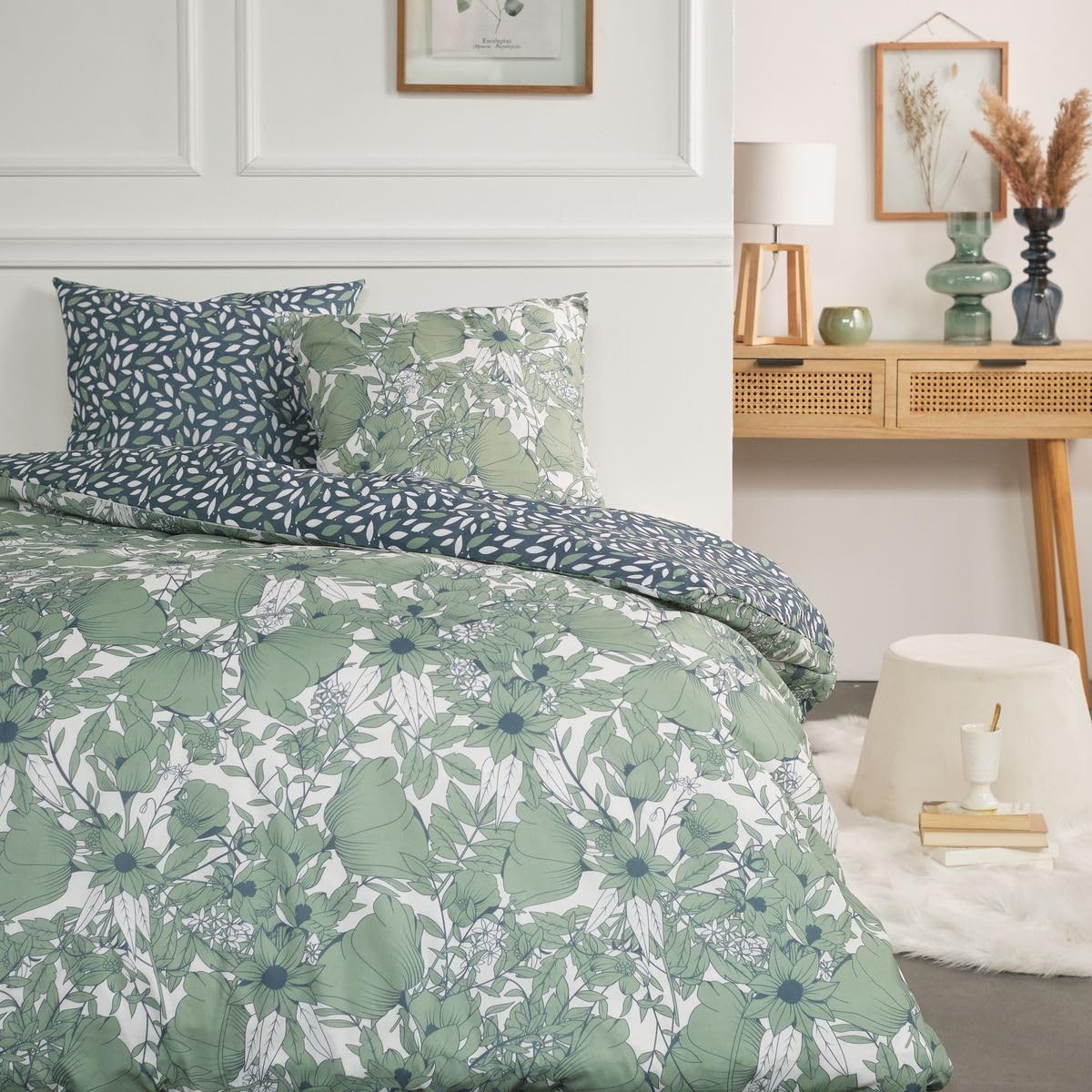 Parure Housse de Couette 240x220 cm Flanelle