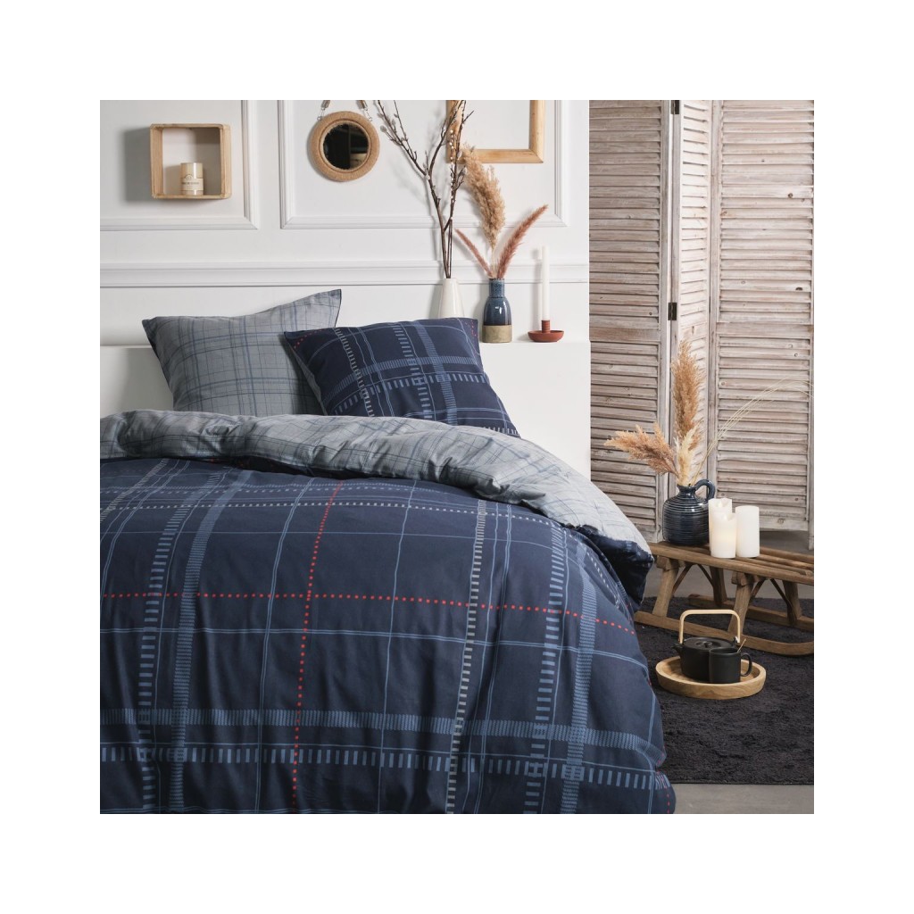Parure Housse de Couette 240x220 cm Flanelle