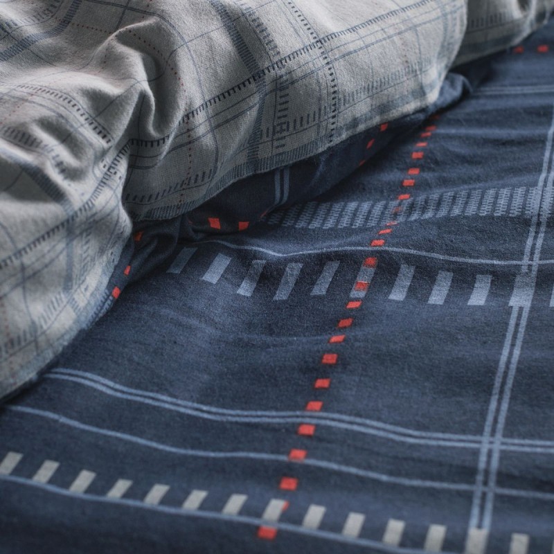 Parure Housse de Couette 240x220 cm Flanelle