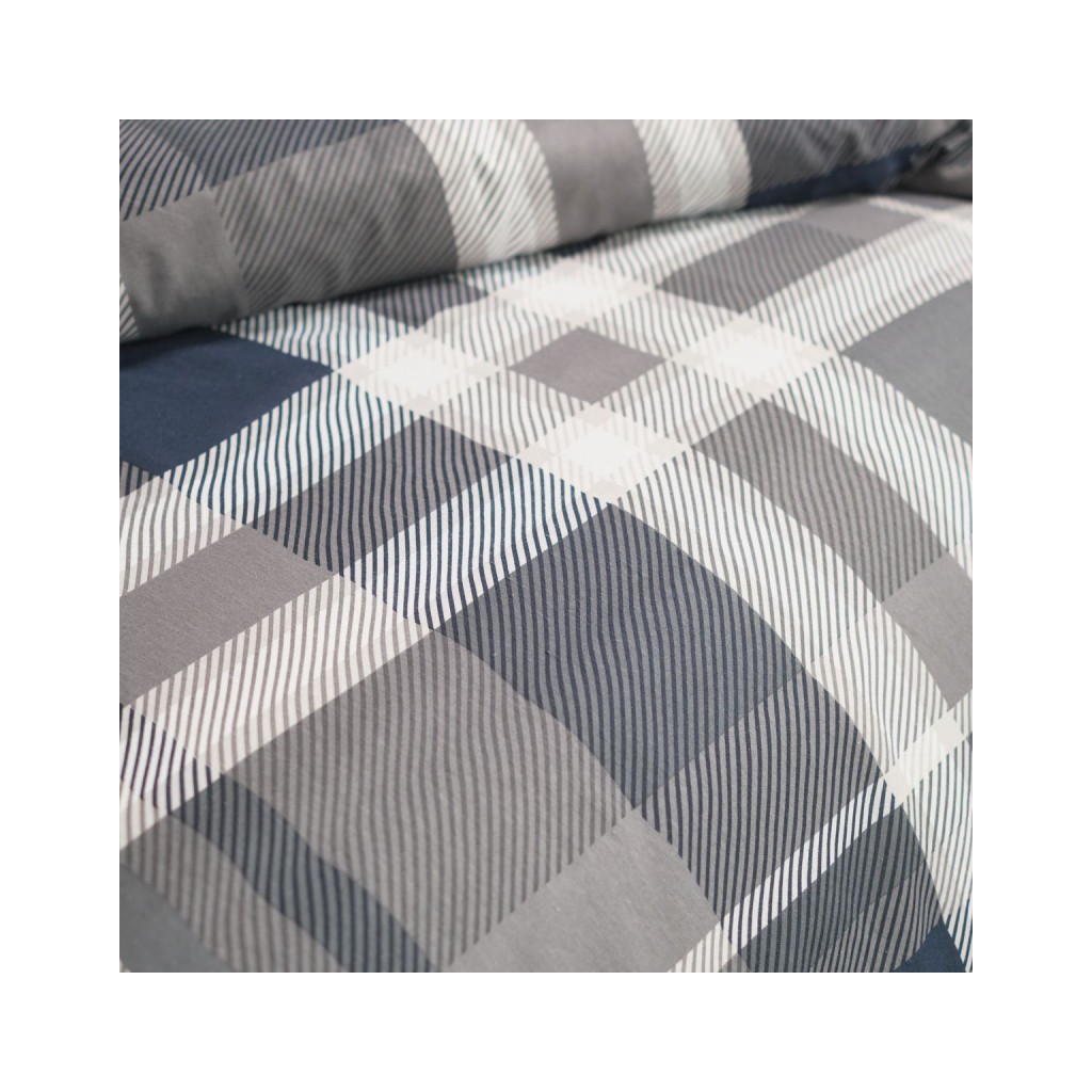 Parure Housse de Couette 260x240 cm Flanelle