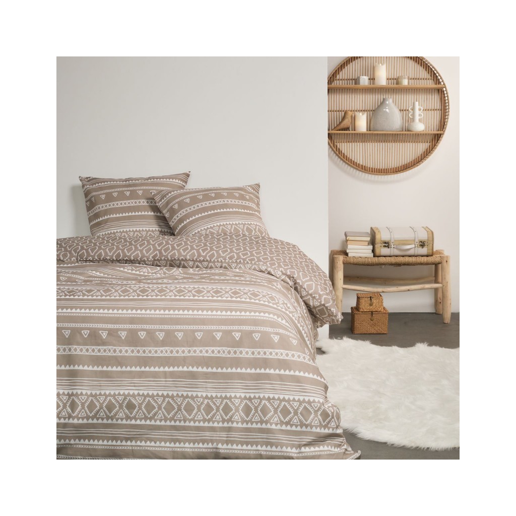 Parure Housse de Couette 260x240 cm Flanelle