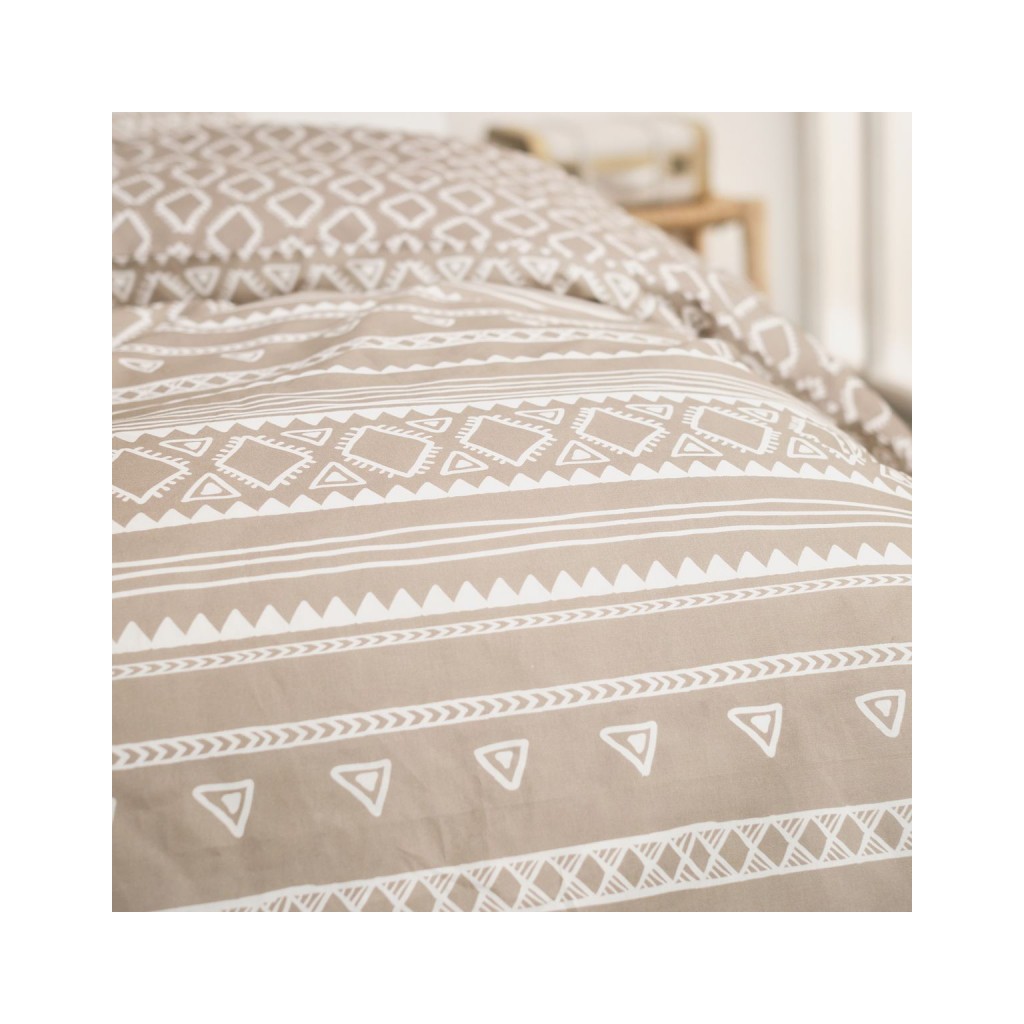 Parure Housse de Couette 260x240 cm Flanelle