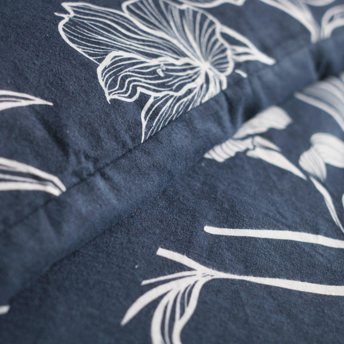 Housse De Couette En Coton Bleu Marine 240x260 Cm - Qualité Supérieure, Douce Et Respirante