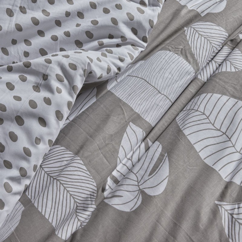 Parure Housse de Couette 240x220 cm Mawira Zippée 3.2 beige blanc Parure Housse de Couette 240x220 cm Mawira Zippée 3.2 beige blanc