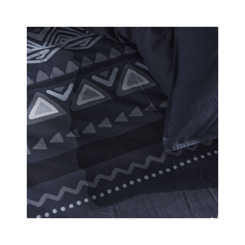 Parure Housse de Couette 240x220 cm Mawira Zippée 3.6 bleu marine foncé