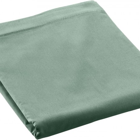 Drap Plat Percaline Douceur d'Intérieur 180 x 290 cm Tilleul Vert
