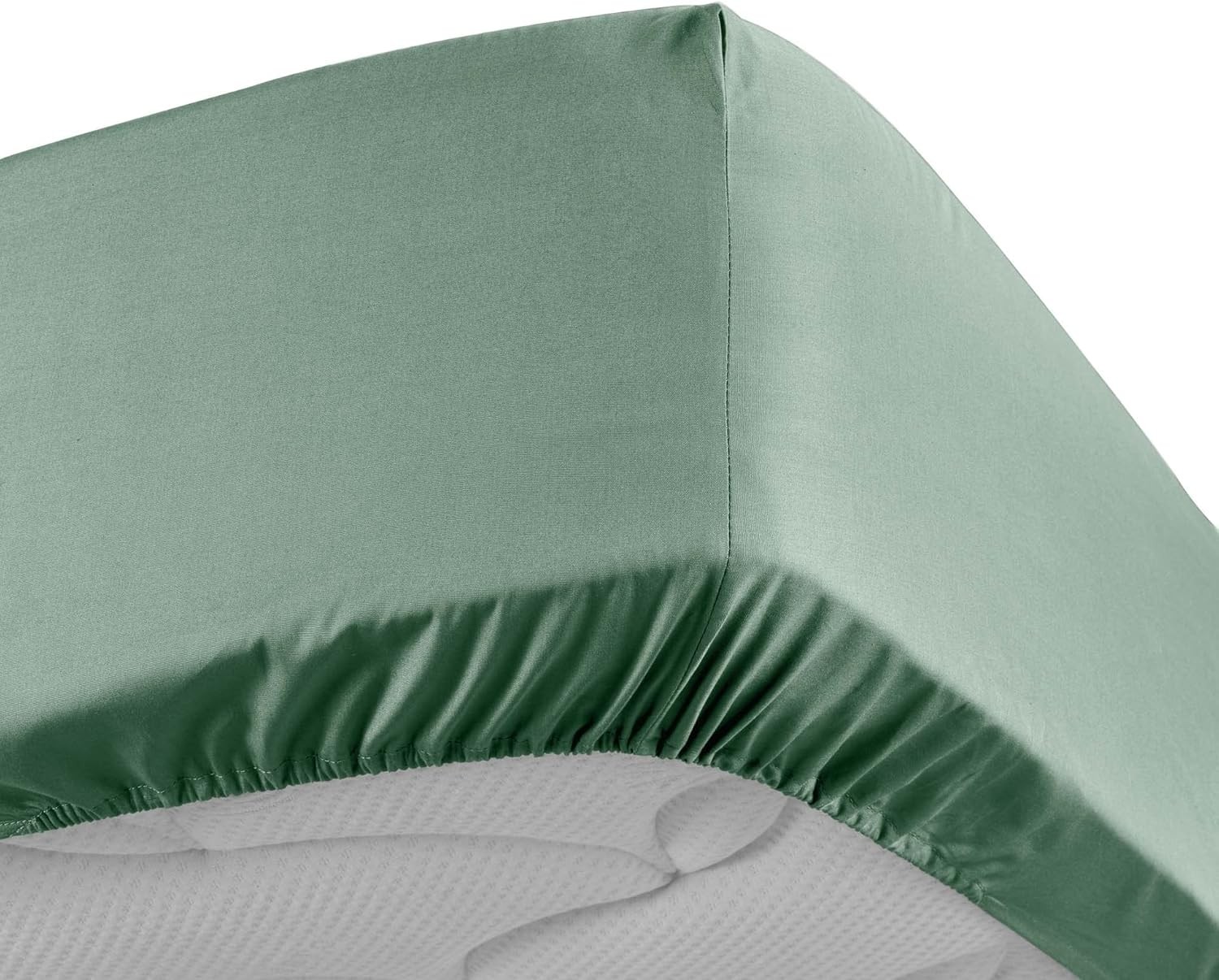 Drap Housse Percaline Douceur d'Intérieur 140x190 cm Tilleul Vert Drap Housse Percaline Douceur d'Intérieur 140x190 cm Tilleul Vert