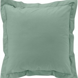 Taie D'oreiller 63x63 cm Percaline Douceur d'Intérieur Tilleul Vert