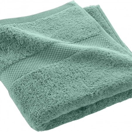 Serviette de Toilette Bain Eponge Elégance Céladon 50x90cm