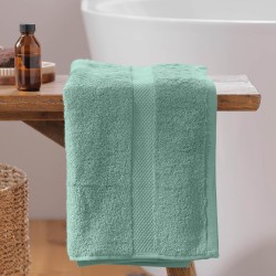 Serviette de Toilette Bain Eponge Elégance Céladon